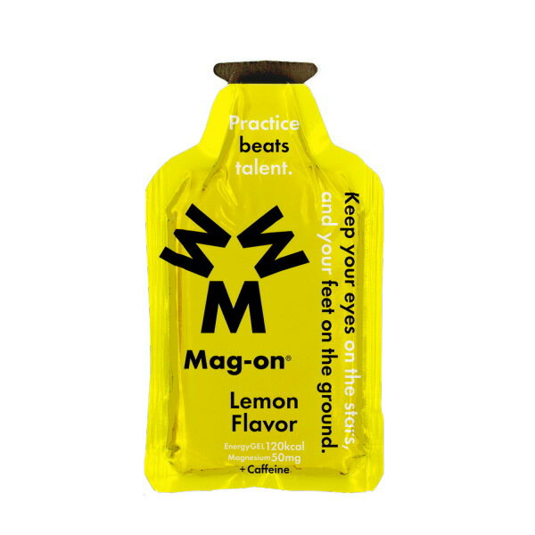 Mag-on(マグオン) エナジージェル レモンフレーバー×1個 栄養機能食品 水溶性マグネシウム 【非常食/備蓄食糧/保存食/防災グッズ/栄養補給食品】