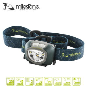 milestone(マイルストーン) MS‐B4 Advanced Model(アドバンスドモデル) LEDヘッドライト 抜群のハイパワー・ワイド照射モデル トレイルランニング通販格安セール情報 楽天 通販