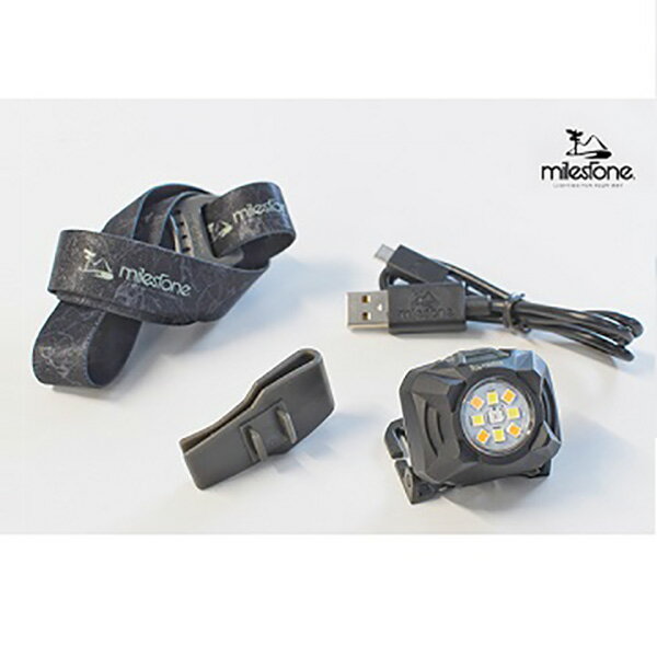 milestone(マイルストーン) MS-G2 USB Multi Function Model(マルチファンクションモデル USBリチャージブル ) 400ルーメンのLEDヘッドライト 【LEDライト ヘッドランプ トレイルランニング トレイルラン トレラン アウトドア 自転車】通販格安セール情報 楽天 通販