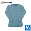 ティートンブロス メンズ 長袖シャツ(起毛) トレイルランニング・ウェア Teton Bros Power Wool Grid L/S TB19342010 【トレイルラン/トレラン/ランニング/マラソン/トレッキング/ウェア】