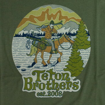 ティートンブロス メンズ 半袖Tシャツ トレイルランニング・ウェア Teton Bros TB Ski Cowboy Tee TB19349010 【トレイルラン/トレラン/ランニング/マラソン/トレッキング/ウェア】