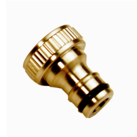 「アニマル蛇口＆スタンダード蛇口 専用ホースアダプター＜真鍮＞」日本製 【ホース 接続】【ニップル】【蛇口 ホース】タップ フォーセット カラン ガーデン、庭、エクステリア、屋外用【RCP】