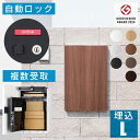 メール便 複数 受取可能 郵便ポスト 一体型 「ナスタボックス +ポスト Lサイズ 壁埋込 セット(宅配ボックス + メールボックス + 埋込用台座)」 宅配ポ...