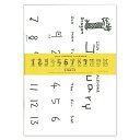 【定形外郵便OK】小西慎一郎 シンプルなアニマルカレンダー2024年度ノートタイプ (B3サイズ)