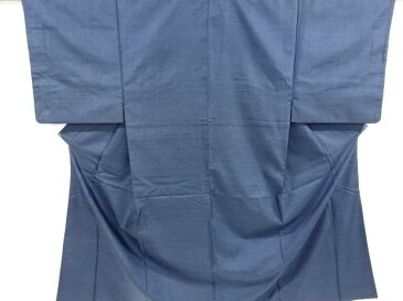 亀甲絣柄織り出し手織り紬男物着物・長襦袢セット【リサイクル】【中古】【着】 宗sou