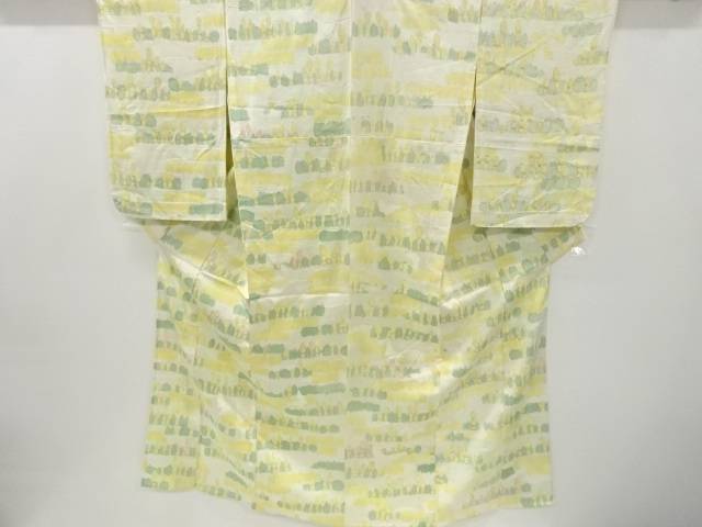 土筆模様単衣付下げ小紋着物【リサイクル】【中古】【着】 宗sou