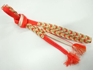 正絹 手組み帯締め【リサイクル】【中古】【着】 宗sou