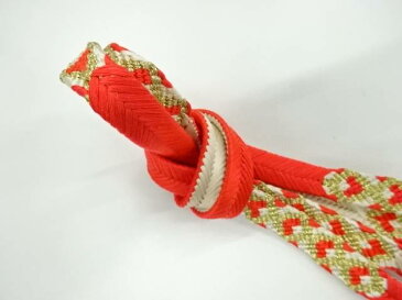 正絹 手組み帯締め【リサイクル】【中古】【着】 宗sou