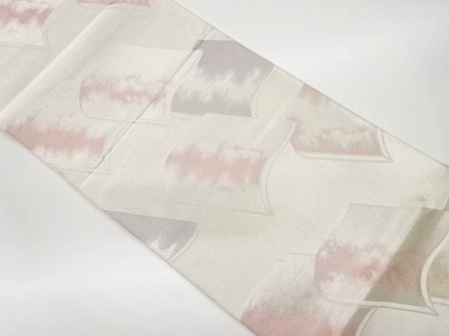 瓦模様織出し袋帯【リサイクル】【中古】【着】 宗sou(prc)
