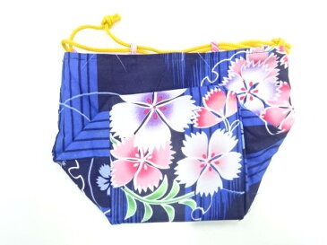 撫子模様巾着【リサイクル】【中古】【着】 宗sou