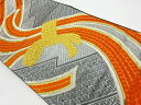 束ね熨斗模様織出し袋帯【リサイクル】【中古】【着】 宗sou RQP2207(prc)【spoff】