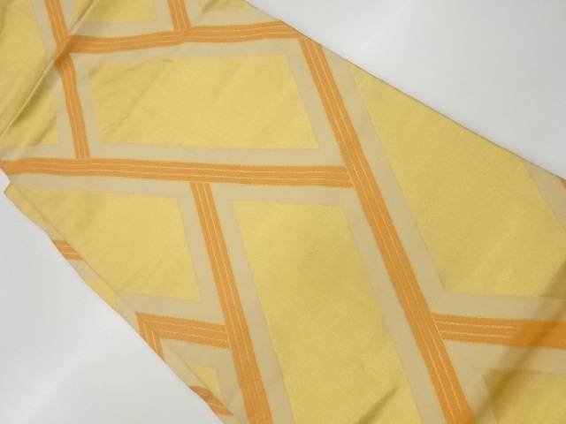 檜垣模様織出し名古屋帯【リサイクル】【中古】【着】 宗sou(prc)