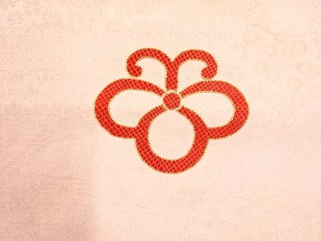 桐模様刺繍袱紗【アンティーク】【中古】【着】 宗sou(prc)