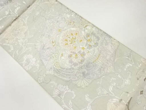 更紗模様織出し袋帯【リサイクル】【中古】【着】 宗sou(prc) 更紗模様織出し袋帯【リサイクル】【中古】【着】 宗sou(prc)