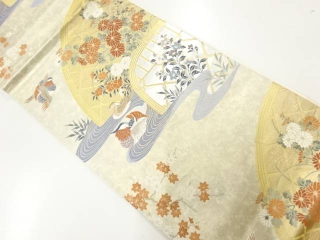 琳派桃山花鳥文織出し袋帯【リサイクル】【中古】【着】 宗sou(prc)