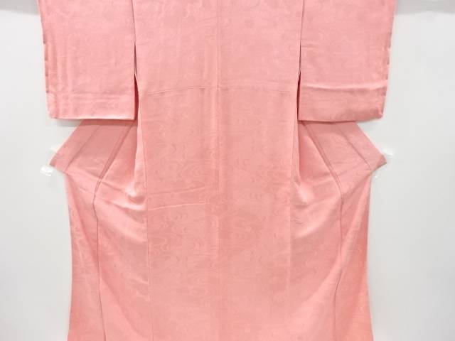 流水に菊模様織り出し色無地着物【リサイクル】【中古】【着】 宗sou(prc)