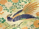 花鳥模様織出し名古屋帯【アンティーク】【中古】【着】 宗sou(prc)