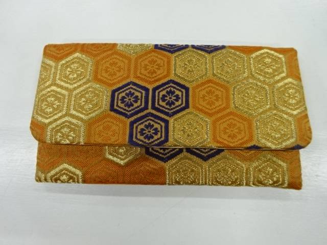 花亀甲模様織出し数珠入れ【リサイクル】【中古】【着】 宗sou