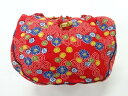 縮緬地菊に重ね亀甲模様和装バッグ【リサイクル】【中古】【着】 宗sou【Pnt】