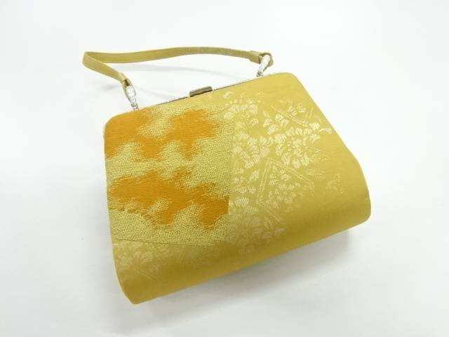 破れ色紙模様織出し和装バッグ【リサイクル】【中古】【着】 宗sou