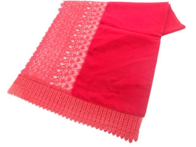 ビロードレース花模様ショール【リサイクル】【中古】【着】 宗sou