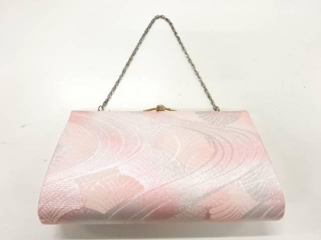 流水に花青海波模様和装バッグ【アンティーク】【中古】【着】 宗sou【Pnt】