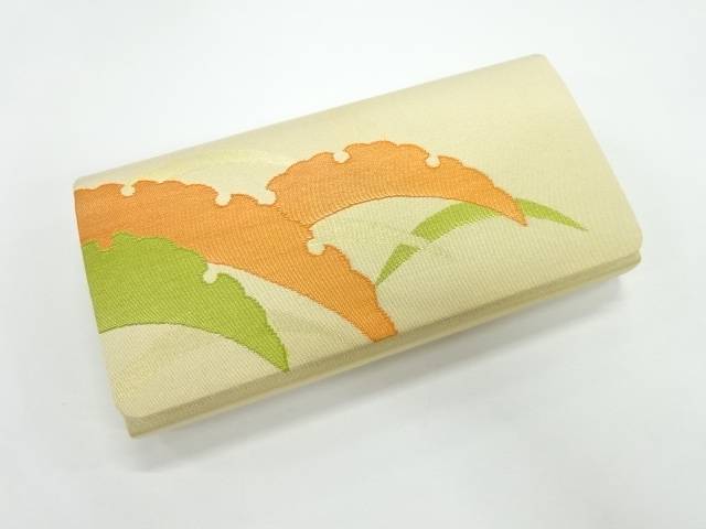 雪芝模様織出し和装バッグ【リサイクル】【中古】【着】 宗sou【spoff】