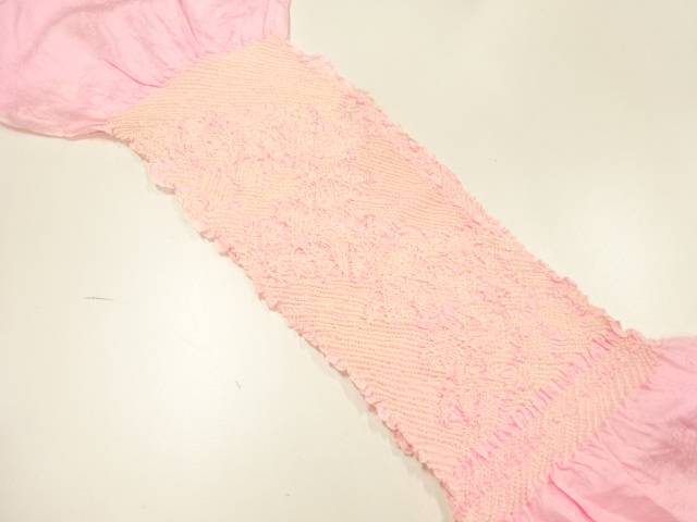 正絹　絞り帯揚げ【リサイクル】【中古】【着】 宗sou