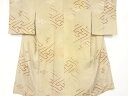 紋錦紗破れ紗綾形模様長襦袢【アンティーク】【中古】【着】 宗sou【Pnt】