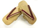 鼻緒ビロード会津塗下駄(22センチ)【リサイクル】【中古】【着】 宗sou【Pnt】