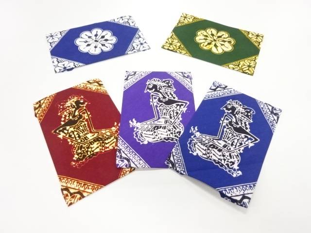 バティック更紗ハンカチ5枚セット【リサイクル】【中古】【着】 宗sou