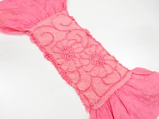 正絹　絞り帯揚げ【リサイクル】【中古】【着】 宗sou