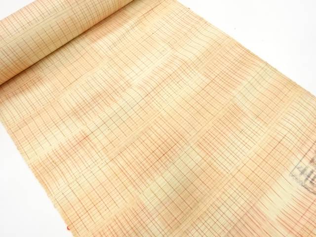 B反 正絹 紬着尺反物【リサイクル】【中古】【着】 宗sou