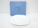 WEDGWOOD ホワイトフルーテッド スクエアプレート【中古】【道】 宗sou