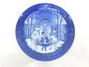 ROYAL COPENHAGEN イヤープレート 1990「チボリのクリスマス」(紙箱付)【中古】【道】 宗sou