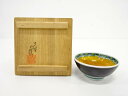 九谷焼 竹凰造 色絵子盃【中古】【道】 宗sou