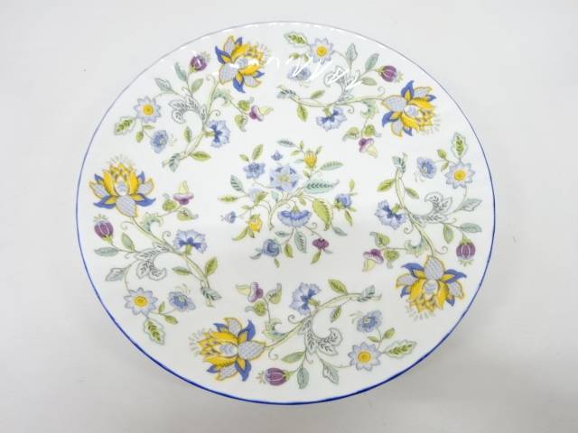 MINTON　ハドンホール　ブループレート【中古】【道】 宗sou
