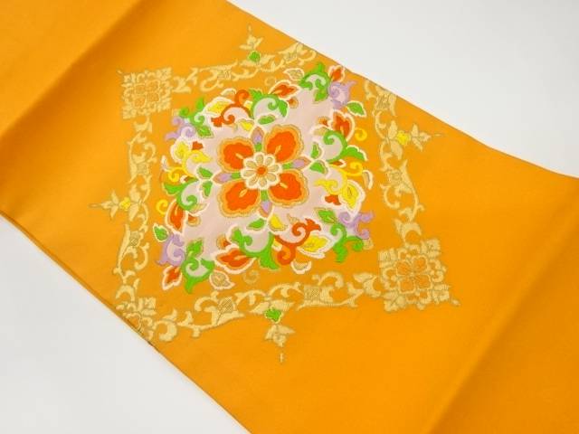 華文模様織出し名古屋帯【中古】【着】 宗sou