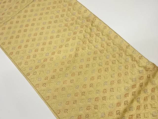 佐賀錦花菱模様織出し袋帯【中古】【着】 宗sou【spoff】
