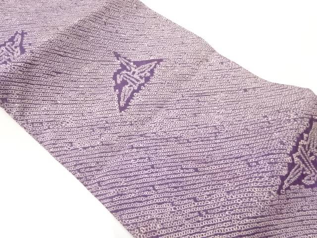 本総絞り折鶴模様名古屋帯【アンティーク】【中古】【着】 宗sou