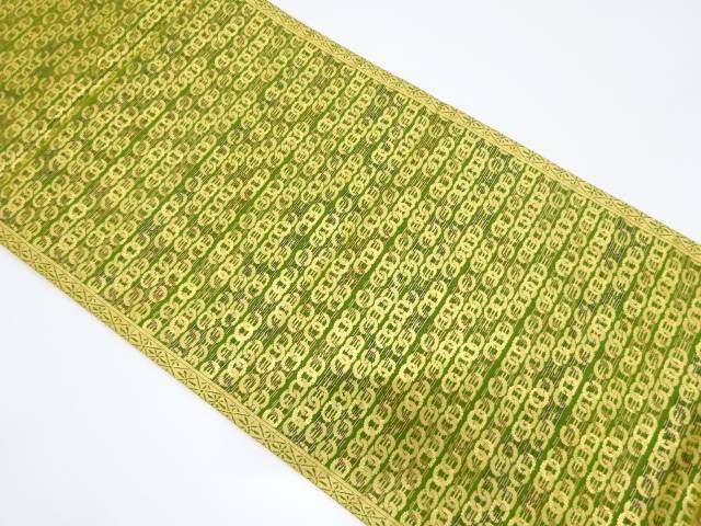 変わり横段模様織り出し袋帯【中古】【着】 宗sou