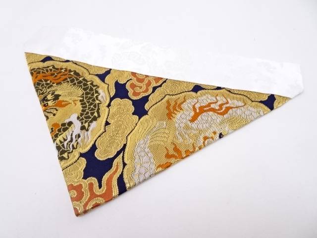 K100　未使用品　本金金襴打敷【道】 宗sou