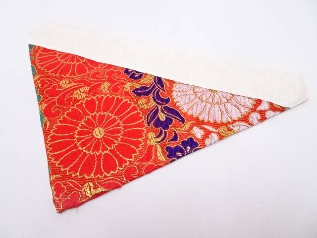 K100　未使用品　本金金襴打敷【道】 宗sou