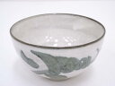 京焼 芳文造 釉彩茶碗【中古】【道】 宗sou