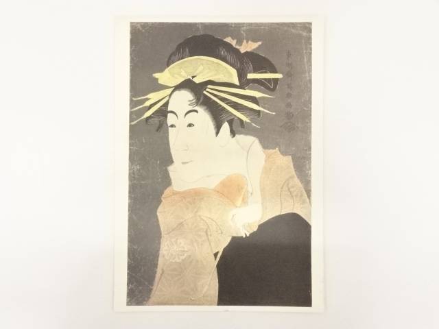 東洲斎写楽　「松本米三郎のけはい坂の少将実はしのぶ」　印刷複製品【中古】【道】 宗sou