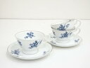 大倉陶園 花柄カップ&ソーサーペア【中古】【道】 宗sou