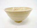 作家物 刷毛目楓文茶碗【中古】【道】 宗sou