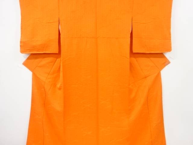 未使用品 松葉模様織り出し色無地着物【リサイクル】【着】 宗sou