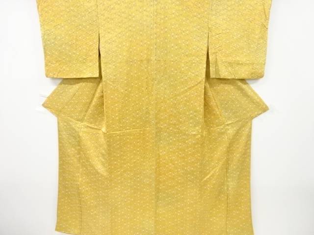 絞り菱模様暈し小紋着物【中古】【着】 宗sou