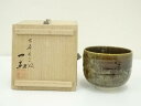 九谷焼 武腰一憲造 釉彩茶碗(共箱)【中古】【道】 宗sou